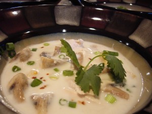 Fast, easy, Thai Coconut Ginger Soup