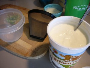Photo of yogurt strainer
