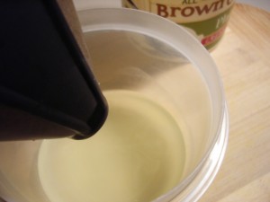 remaining whey after straining
