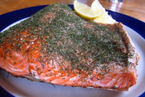 Grilled Copper River Salmon Fillet